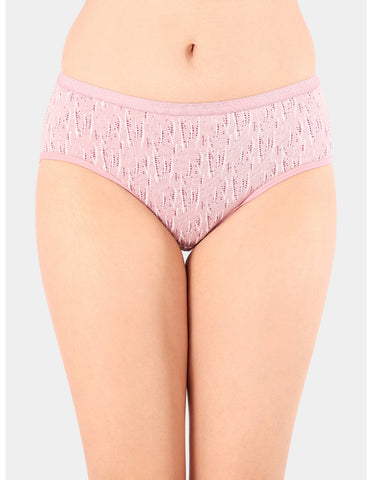Bodycare Mid Rise Self Design Panty (Pack of 3) - Multicolor - 5208