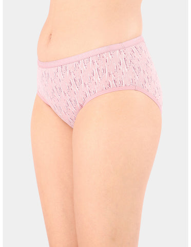 Bodycare Mid Rise Self Design Panty (Pack of 3) - Multicolor - 5208