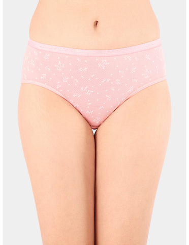 Bodycare Mid Rise Floral Print Panty (Pack of 3) - Multicolor - 5209