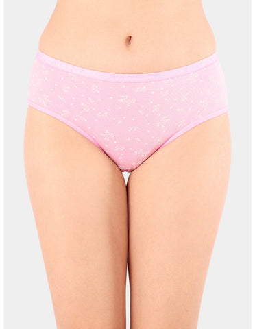Bodycare Mid Rise Floral Print Panty (Pack of 3) - Multicolor - 5209