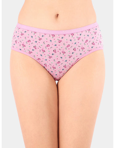 Bodycare Mid Rise Floral Print Panty (Pack of 3) - Multicolor - 5213