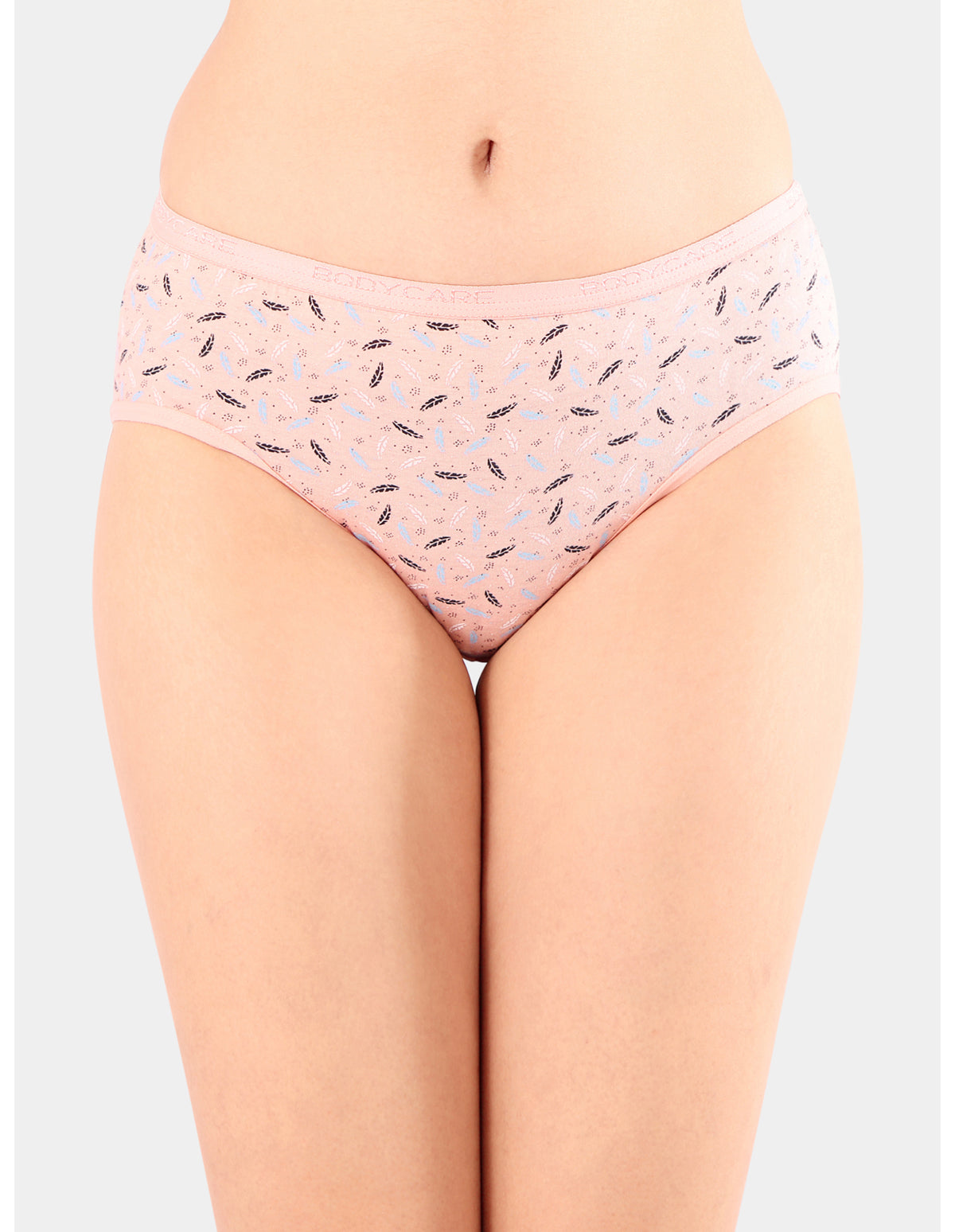 Bodycare Mid Rise Self Design Panty (Pack of 3) - Multicolor - 5220