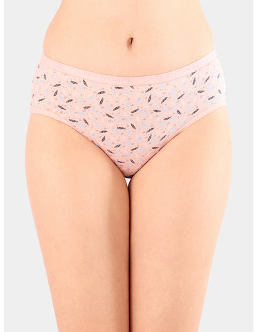 Bodycare Mid Rise Self Design Panty (Pack of 3) - Multicolor - 5220