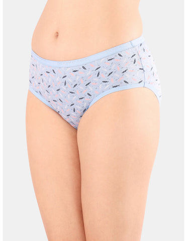 Bodycare Mid Rise Self Design Panty (Pack of 3) - Multicolor - 5220