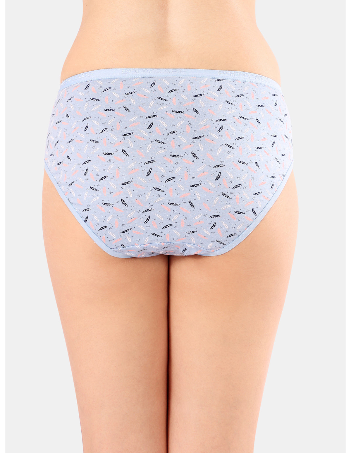Bodycare Mid Rise Self Design Panty (Pack of 3) - Multicolor - 5220