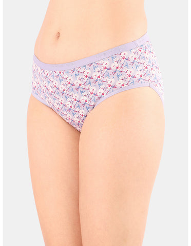 Bodycare Mid Rise Floral Print Panty (Pack of 3) - Multicolor - 5222