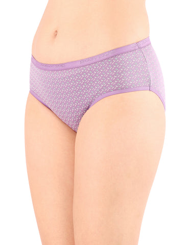 Bodycare Mid Rise Self Design Panty (Pack of 3) - Multicolor - 5228
