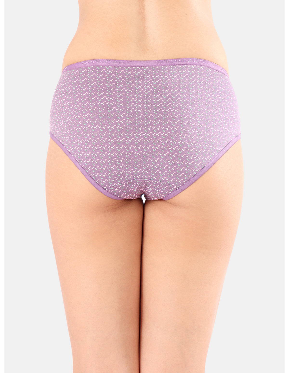 Bodycare Mid Rise Self Design Panty (Pack of 3) - Multicolor - 5228