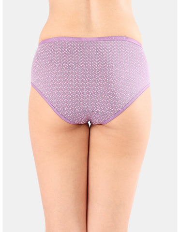 Bodycare Mid Rise Self Design Panty (Pack of 3) - Multicolor - 5228