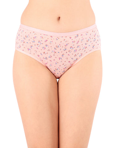 Bodycare Mid Rise Floral Print Panty (Pack of 3) - Multicolor - 5233