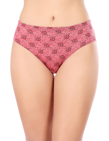Bodycare Mid Rise Self Design Panty (Pack of 3) - Multicolor - 5401