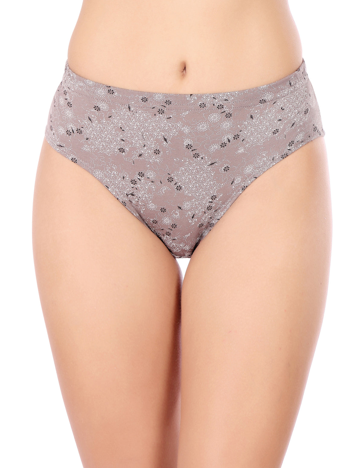 Bodycare Mid Rise Self Design Panty (Pack of 3) - Multicolor-5417