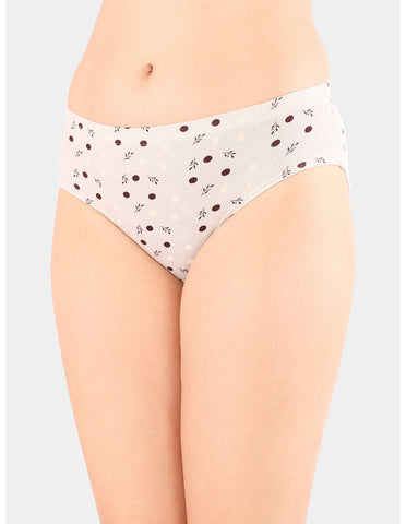 Bodycare Mid Rise Self Design Panty (Pack of 3) - Multicolor- Multicolor - 5433