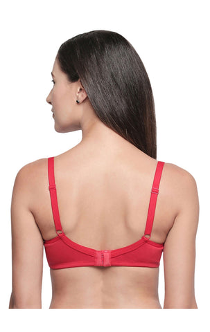 Perfect Coverage Bra in Lace-5511-RED