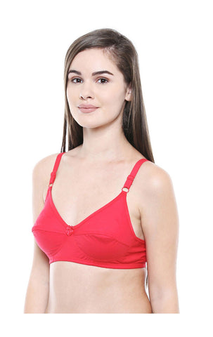 Perfect Coverage Bra-5518RED