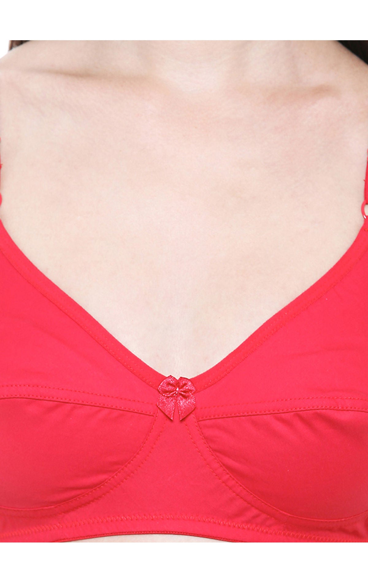 Perfect Coverage Bra-5518RED