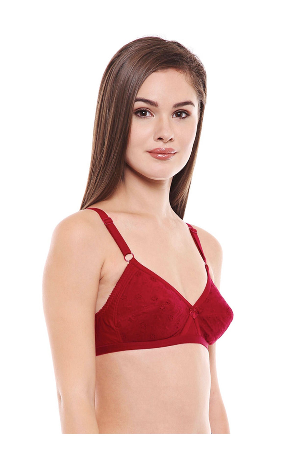 Perfect Coverage Bra-5524RED