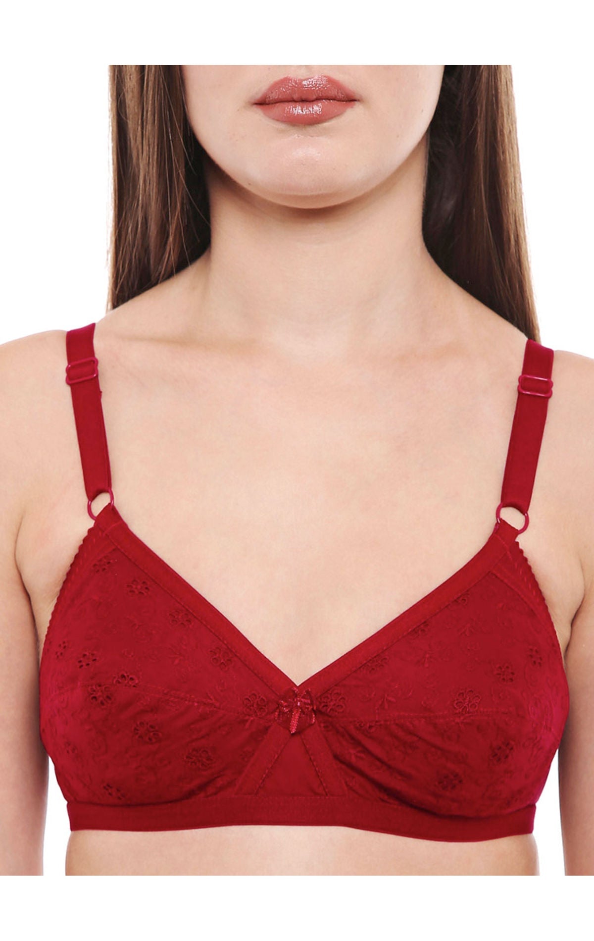 Perfect Coverage Bra-5524RED