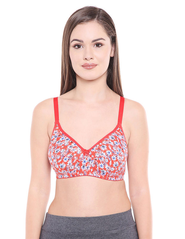 Premium Padded Bra-5528-RED