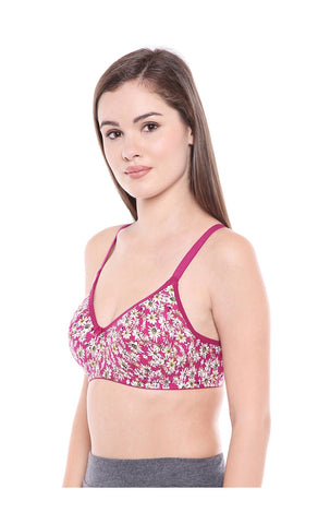 Premium Padded Bra-5528-Wine