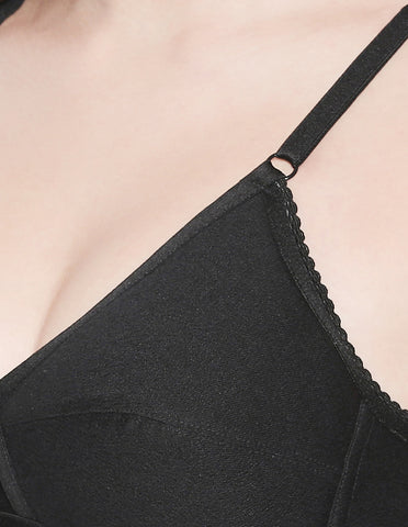 Padded Bra-5535-Black