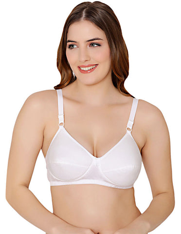 Bodycare cotton wirefree adjustable straps soft cup padded bra-5543W