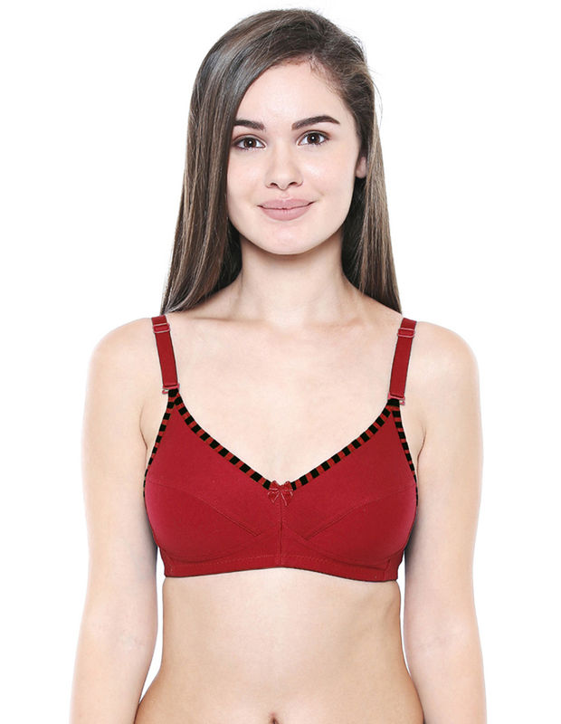 Perfect Coverage Bra-5546RED