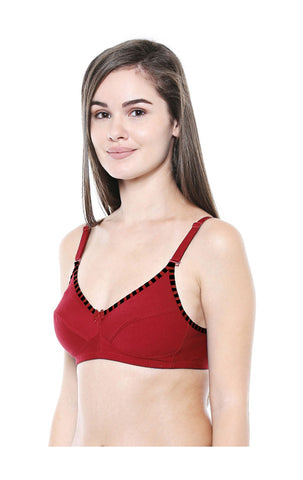 Perfect Coverage Bra-5546RED