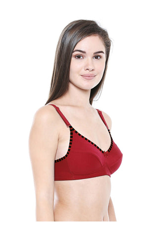 Perfect Coverage Bra-5546RED