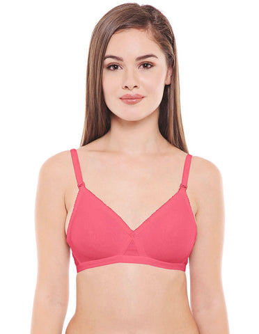 Seamless Cup Bra-5551CO with free transparent strap