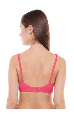 Seamless Cup Bra-5551CO with free transparent strap