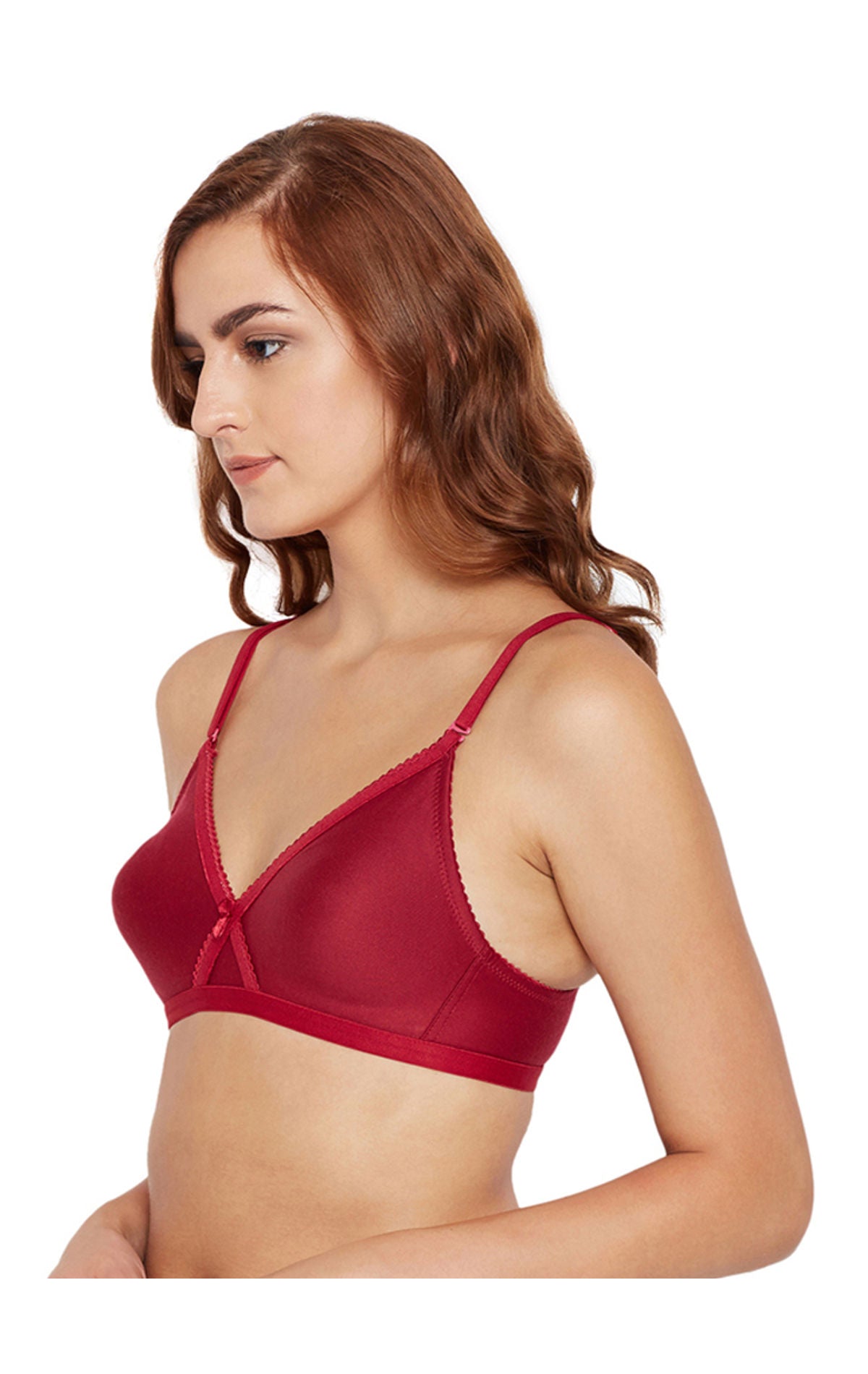 Seamless Cup Bra-5551MH with free transparent strap