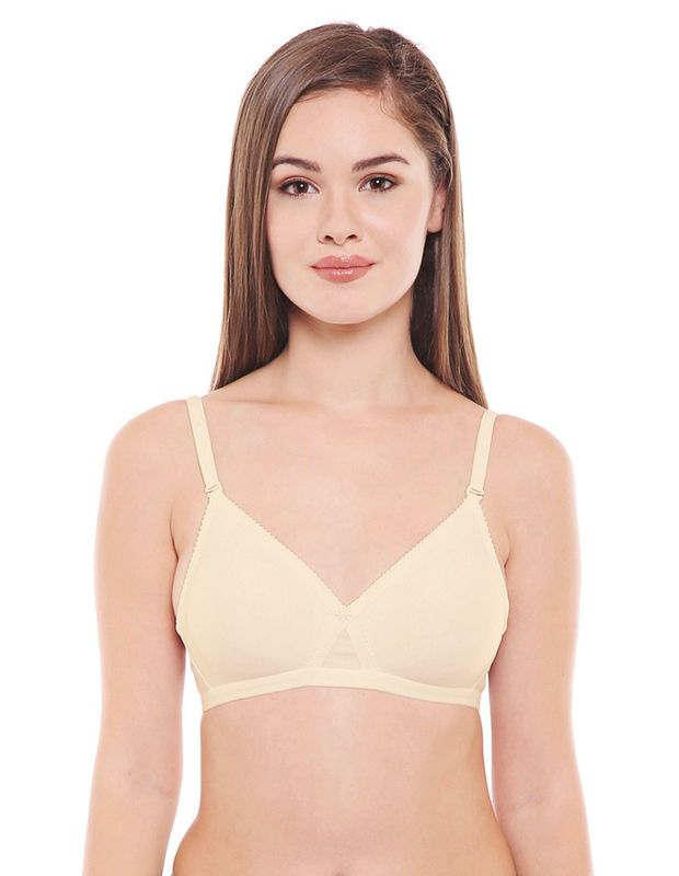 Seamless Cup Bra-5551S with free transparent strap