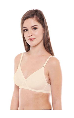 Seamless Cup Bra-5551S with free transparent strap