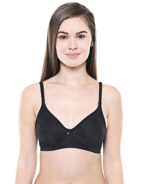 Seamless Cup Bra-5554B with free transparent strap