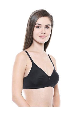 Seamless Cup Bra-5554B with free transparent strap