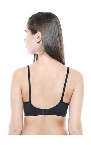 Seamless Cup Bra-5554B with free transparent strap