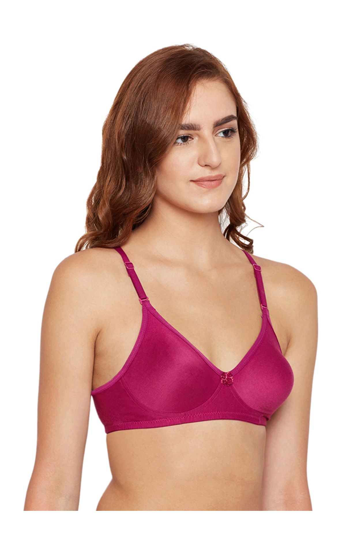 Seamless Cup Bra-5554D.RANI with free transparent strap