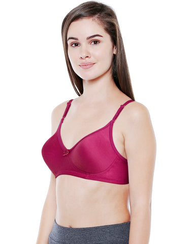 Seamless Cup Bra-5554D.RANI with free transparent strap