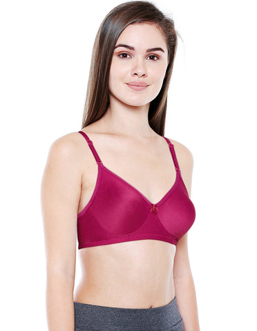 Seamless Cup Bra-5554D.RANI with free transparent strap