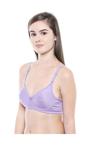 Seamless Cup Bra-5554PU with free transparent strap