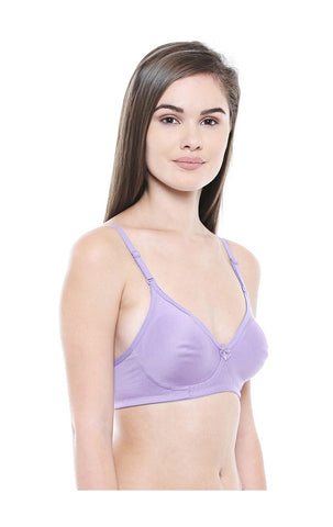 Seamless Cup Bra-5554PU with free transparent strap