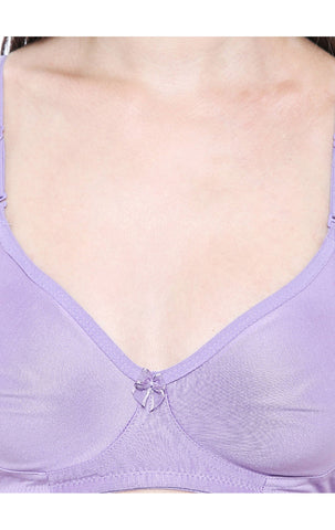 Seamless Cup Bra-5554PU with free transparent strap