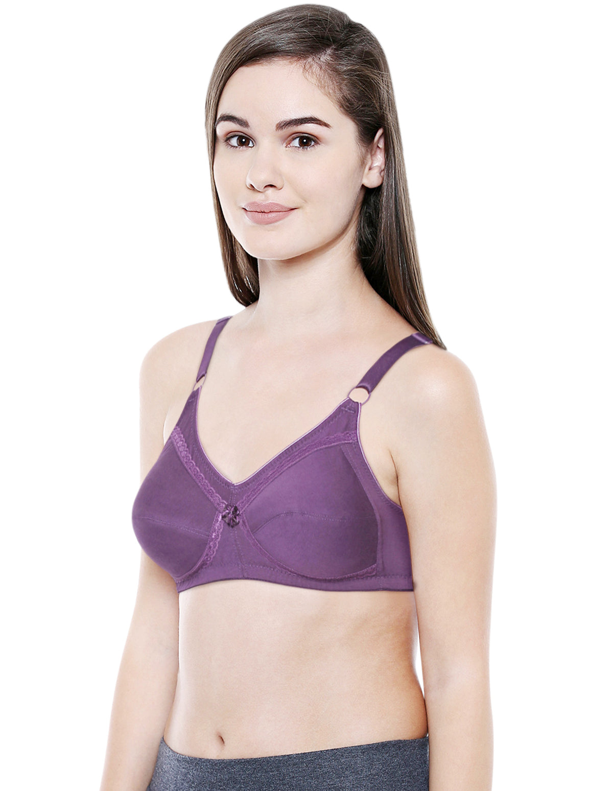 BCD Cup Perfect Coverage Bra-5584-D.PUR