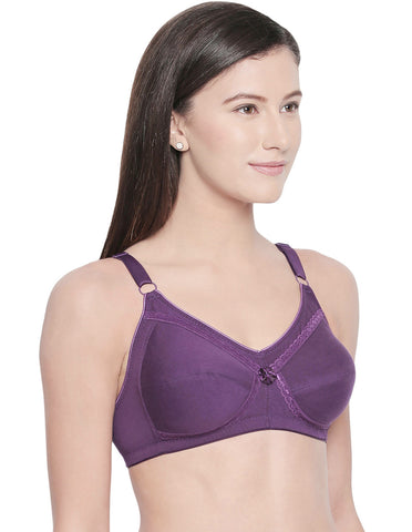 BCD Cup Perfect Coverage Bra-5584-D.PUR