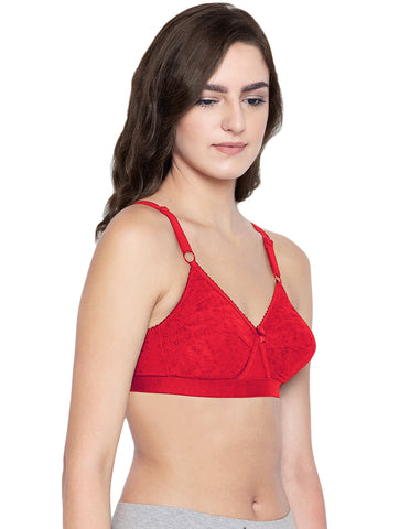 B-C-D Cup Bra-5586RED