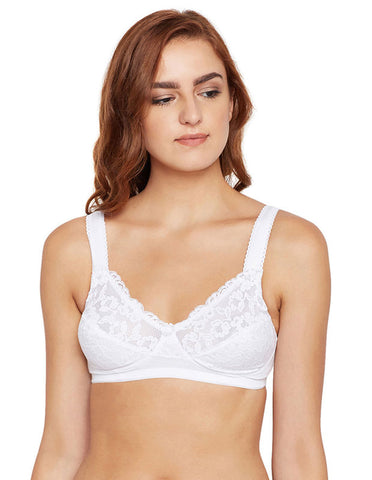 B-C-D Cup Bra-5590WHITE