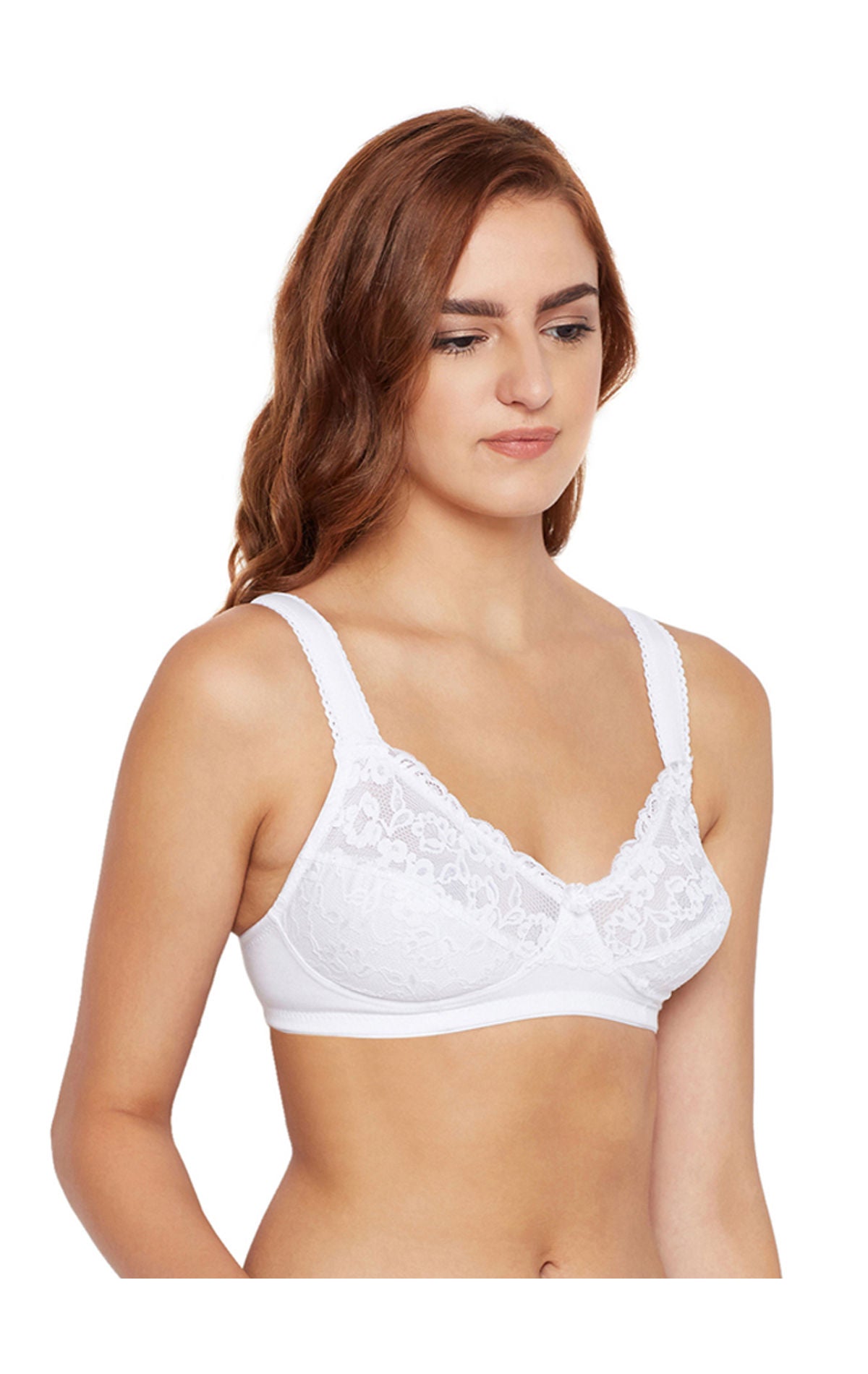 B-C-D Cup Bra-5590WHITE