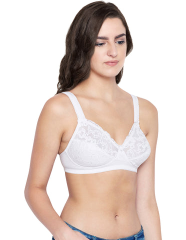 B-C-D Cup Bra-5590WHITE