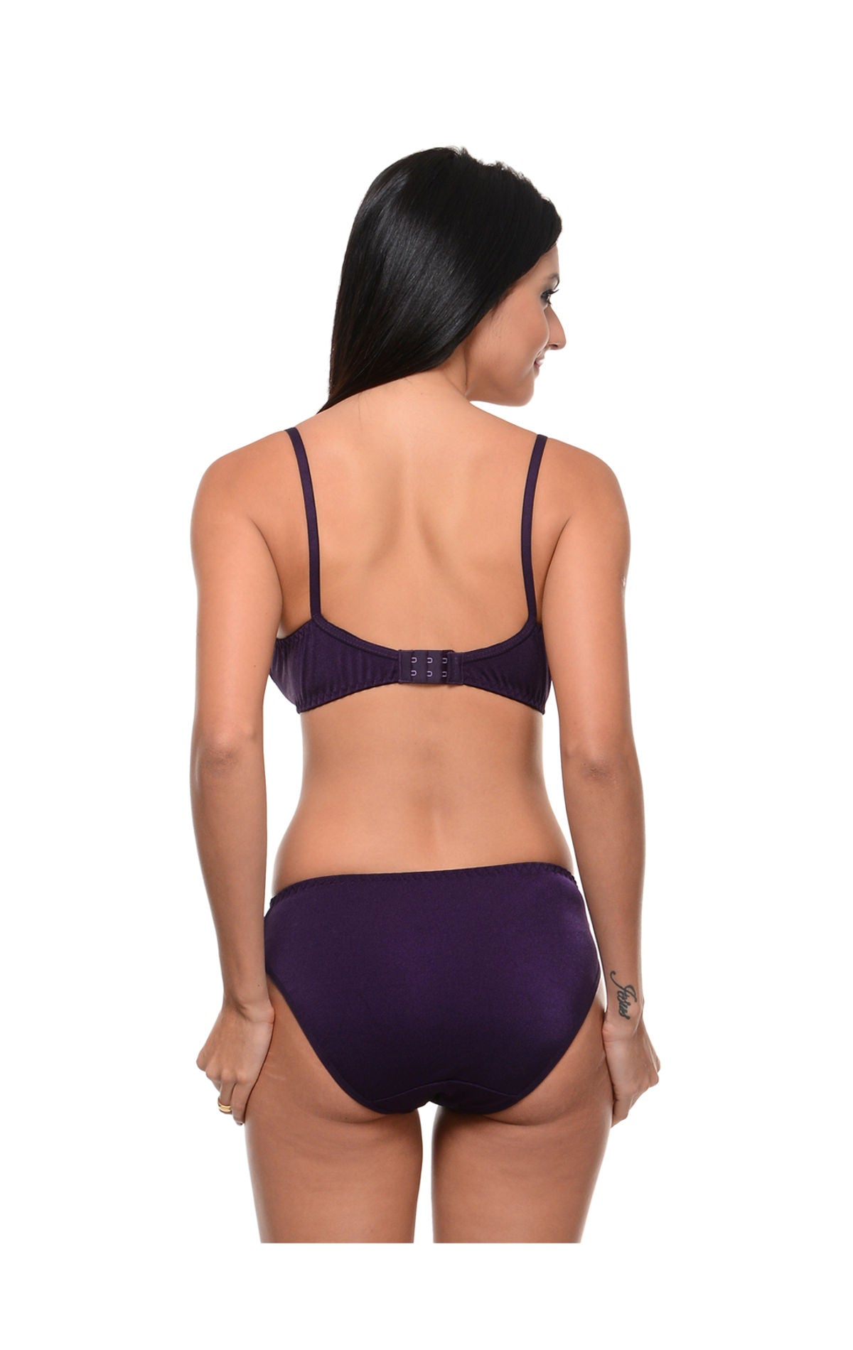 Bodycare Bridal Purple color Bra & Panty Set in Nylon Elastane-6405DPU